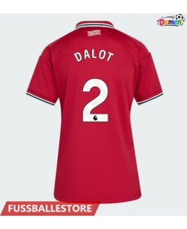 Günstige Manchester United Diogo Dalot #2 Heimtrikot Damen 2026-27 Kurzarm